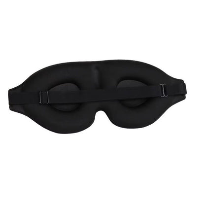 Masque de sommeil 3D en mousse à mémoire de forme, coloris noir