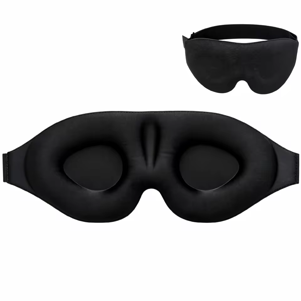 Masque de sommeil 3D, vue de face